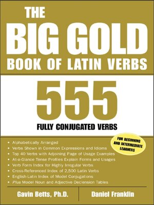 cover image of The Big Gold Book of Latin Verbs